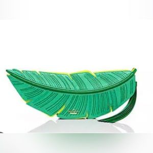 Kate Spade Banana Leaf Clutch Rare!